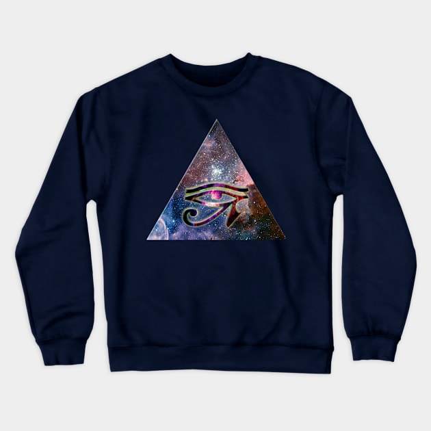 Eye of Horus - Ancient Egypt Design Crewneck Sweatshirt by Anonic